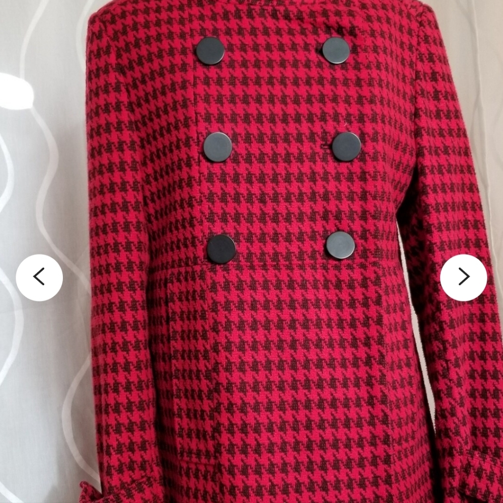 Sashimi Houndstooth Coat - Picture 2 of 7